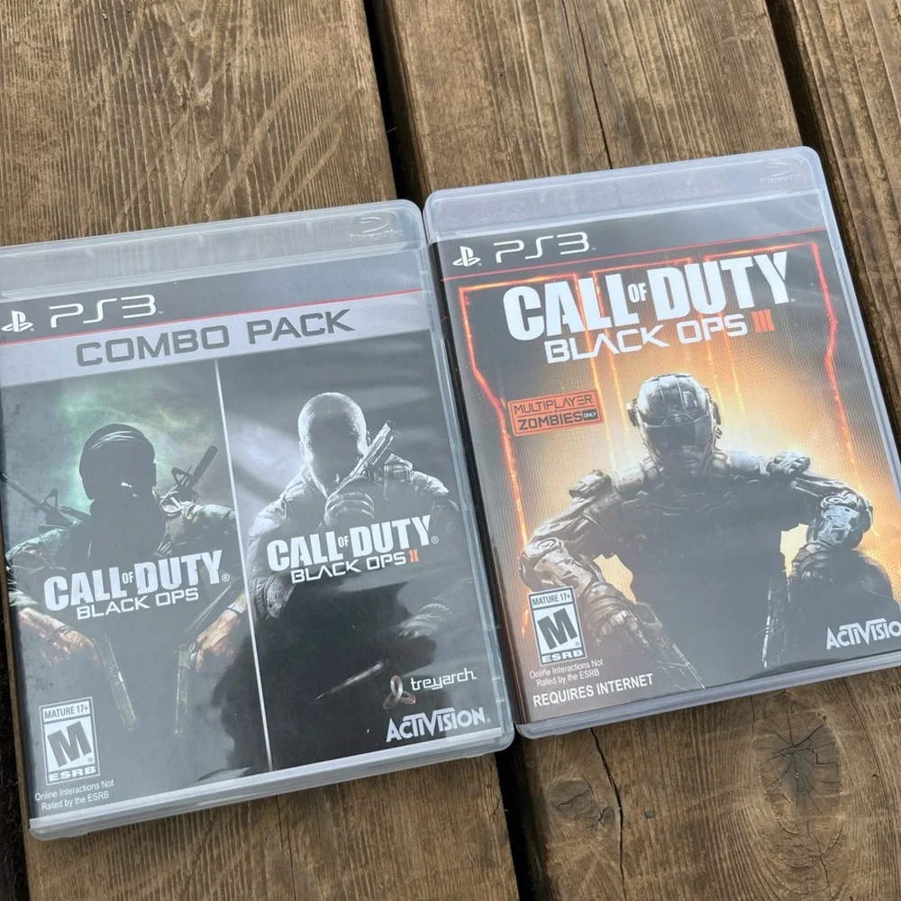 Call of Duty Black Ops 1 & 2 Combo Pack (PS3 Playstation 3) Tested & Working